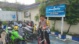 Satlantas Polres Rembang Gencarkan Razia Knalpot Brong