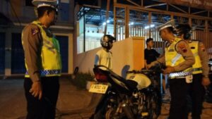 Operasi Knalpot Brong di Kota Batang: Tim Gabungan Polres Batang Berhasil Terjaring Belasan Motor