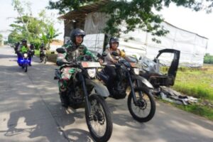 Kebersamaan TNI-Polri, Patroli Sepeda Motor Ciptakan Rasa Aman Jelang Pilpres