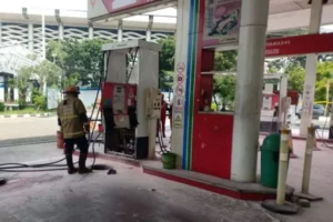 Polisi Turunkan Tim Labfor Selidiki Penyebab Ledakan di SPBU Undip Semarang