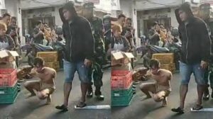 Nasib Pria Pencuri Tahu dan Bumbu di Pasar, Warga Geram Kelakuan Pelaku, Diarak Sambil Tahan Sakit