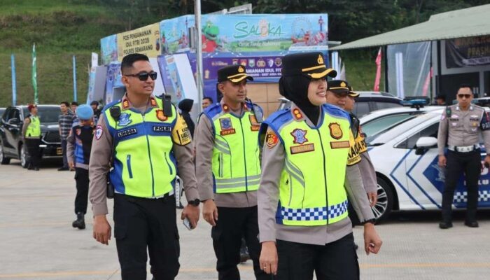 Kapolres Semarang Pantau Pos Pengamanan, Jamin Kelancaran Arus Mudik dan Balik