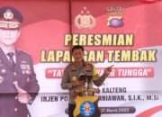 Resmikan Lapangan Tembak Polres Barut, Kapolda Kalteng : Jadikan Fasilitas Ini Sarana yang Efektif dan Bermanfaat Bagi Dinas serta Masyarakat