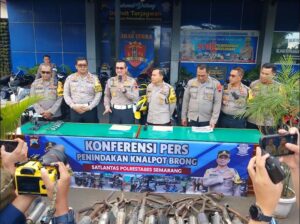 Polrestabes Semarang Peringatkan Larangan Kampanye Pakai Knalpot Brong