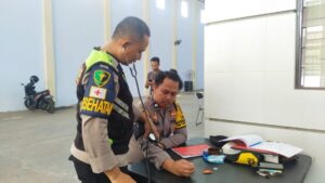 Pastikan Kesehatan Anggota, Dokkes Polres Batang Gelar Pemeriksaan Kesehatan