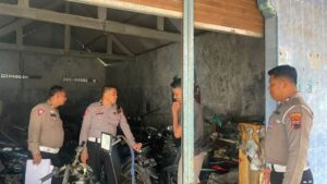 Sambang Bengkel, Satlantas Polres Rembang Sosialisasi Larangan Knalpot Brong