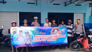 Satlantas Polres Rembang Berikan Sosialisasi Larangan Knalpot Brong di Bengkel Motor