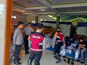 Gelar KRYD, Satsamapta Polres Rembang Pastikan Keamanan Dokumen Pemilu di Gudang Logistik