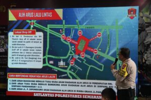 Polrestabes Semarang Gelar Rapat Pengamanan Kirab Kampanye Terbuka Paslon 02