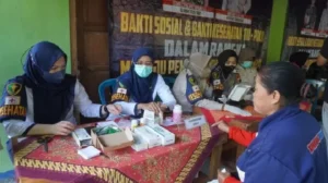 Gelar Karya Bakti dan Pengobatan Gratis, Polri dan TNI di Sukoharjo Bersinergi