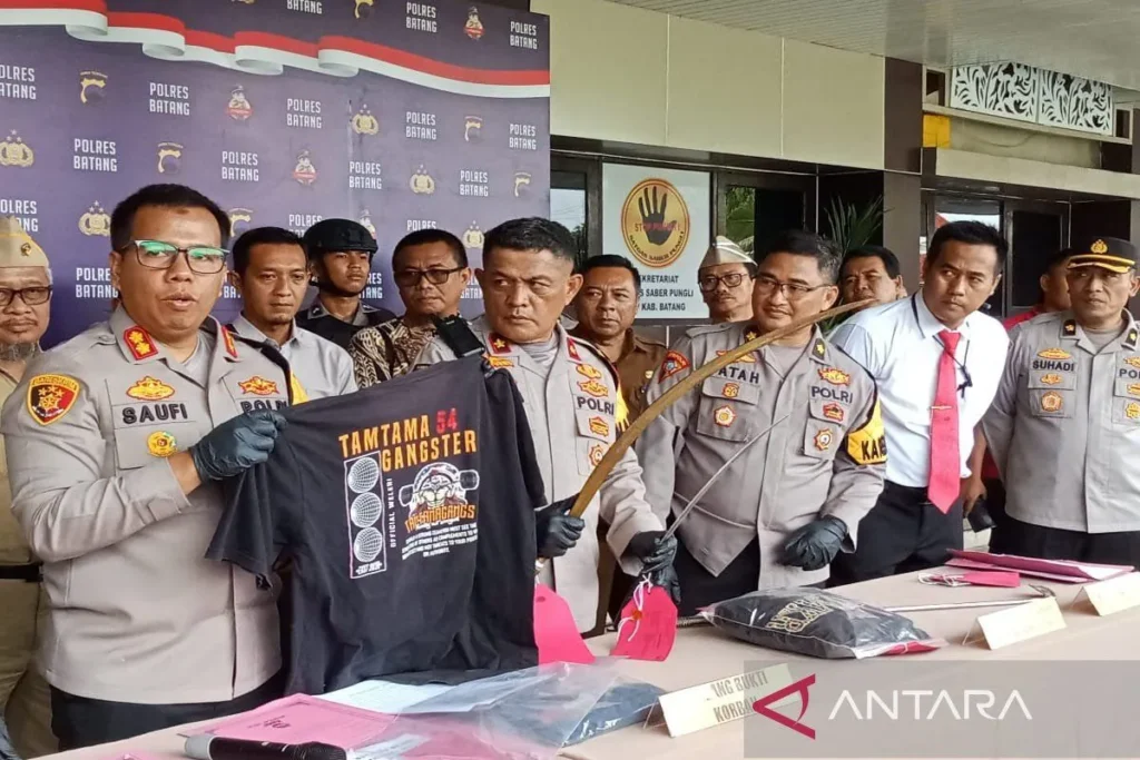 Aksi Tawuran Antarpelajar di dua lokasi Berhasil Digagalkan Polres Batang