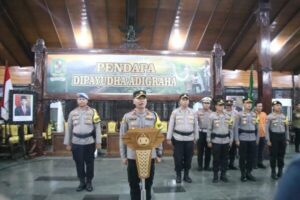 Hadapi Malam Tahun Baru, Polres Banjarnegara Gelar Apel Pasukan Pengamanan