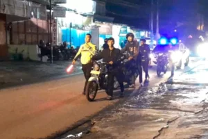 War Wer Malam Tahun Baru, Ratusan Motor Berknalpot Brong Diamankan Polres Sukoharjo