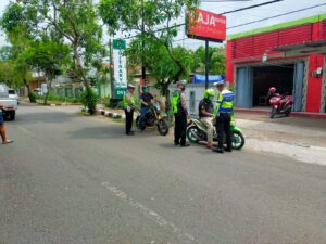 Satlantas Pati Gelar Razia, 28 Sepeda Motor Terjaring Pelanggar Knalpot Brong