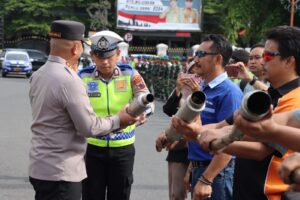 Apel Deklarasi di Lapangan Alun-Alun Simpang Lima: Forkopimda Pati Bersatu Lawan Knalpot Brong