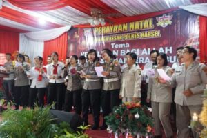 Penuh Suka Cita dan Hikmat, Polres Barsel Laksanakan Perayaan Natal Bersama