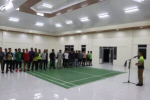 Cari Bibit Atlet, Kapolres Lamandau Buka Turnamen Badminton Kapolres Cup