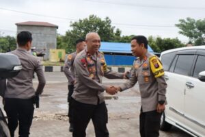 Wakapolda Kalteng dan Kapolres Katingan Cek Langsung Keamanan Gudang Logistik KPUD