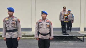 Kompak dan Solid: Personel Polresta Pati Ikuti Pengucapan Tribrata dan Catur Prasetya