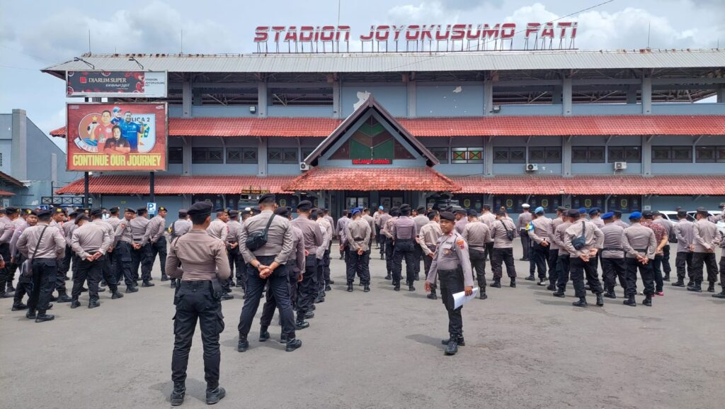 Persipa Vs Persijap, Ratusan Personel Polresta Pati Diterjunkan ke Stadion Joyokusumo