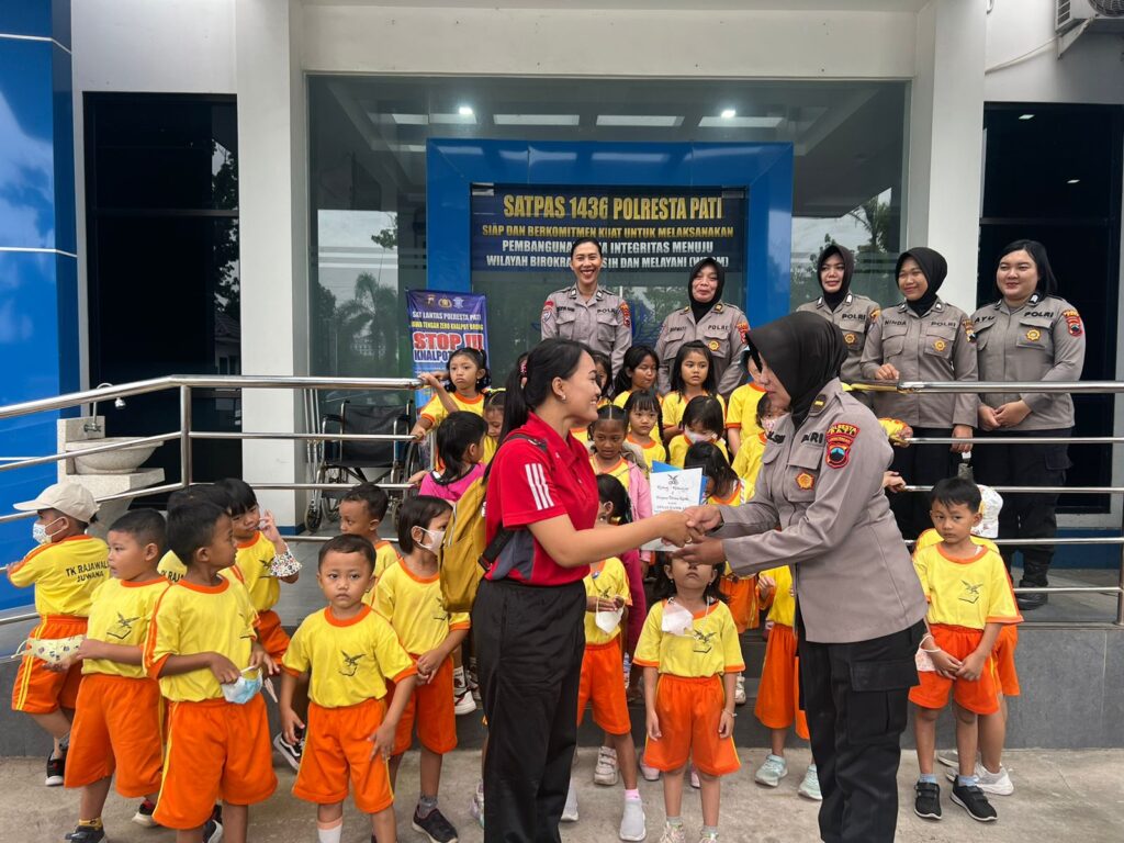 Terciptanya Kamseltibcarlantas di Kab. Pati Melalui Program Polisi Sahabat Anak