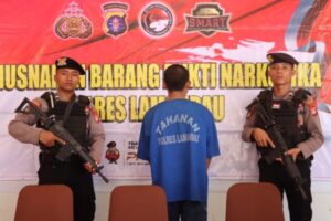 Polres Lamandau Gagalkan Peredaran 200 Gram Sabu di Awal Tahun