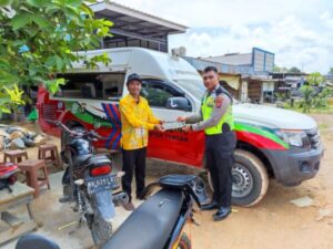 Satlantas Polres Lamandau Berinovasi Lewat Delivery STNK dan TNKB