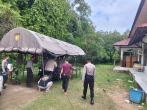 Cek Kamtibmas, Personel OMB Polres Lamandau Sambang KPU dan Bawaslu