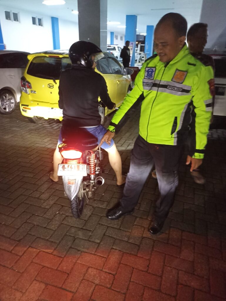 Razia Knalpot Brongdi Enam Lokasi, Satlantas Polresta Pati Amankan 58 Motor