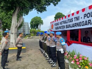 Dirikan Posko Aduan, Polres Banjarnegara dan Kodim 0704 Jaga Netralitas Pemilu 2024