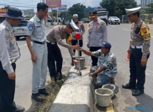 Exit Tol Bawen Semarang Dipasangi Mata Kucing untuk Cegah Kecelakaan Maut