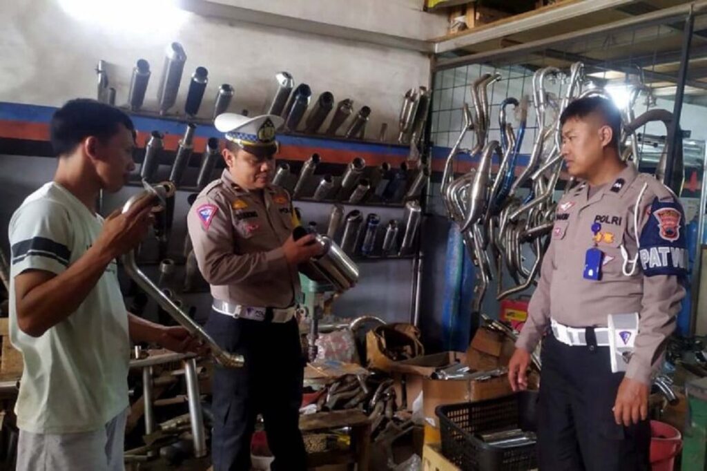 Sambang Perajin-Bengkel di Purbalingga, Polisi Peringatkan Tak Produksi Knalpot Brong