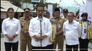 Presiden Jokowi Meresmikan Jalan Akses Evakuasi Gunung Merapi di Magelang