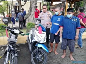 Dua Pemuda Sragen Dibekuk Polisi usai Curi Motor yang Kuncinya Masih Nyantol