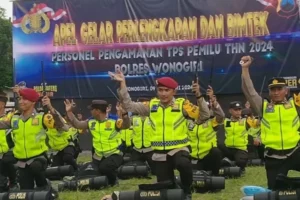 Amankan Pemungutan Suara Pemilu 2024: Dibekali Matras, Polisi Wonogiri akan Menginap di Balai Desa