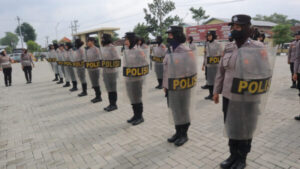 Intensifkan Latihan Dalmas, Polwan Polres Sukoharjo Siap Hadapi Situasi Kamtibmas