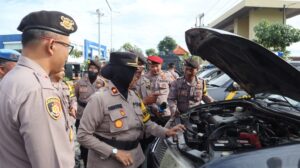 Apel Kesiapan Personil Pengamanan TPS Pemilu 2024 Digelar Polres Sukoharjo