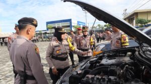 Pengamanan TPS Pemilu 2024, Polres Sukoharjo Laksanakan Apel Kesiapan