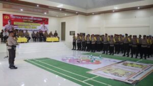 Adakan Tactikal Floor Game, Polres Lamandau Siapkan Pengamanan Pemilu