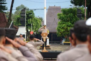 Polres Banjarnegara Laksanakan Apel Kesiapan Personel Pengamanan TPS Pemilu 2024