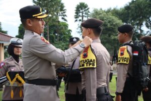 Apel Kesiapan Personel Pengamanan TPS Pemilu 2024 Digelar Polres Banjarnegara