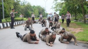 Upacara Penyambutan Bintara Baru Polres Lamandau Digelar