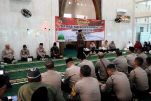 Pemantapan Spiritual: Kapolresta Pati Berpesan pada Personel dalam Peringatan Isra’ Mi’raj