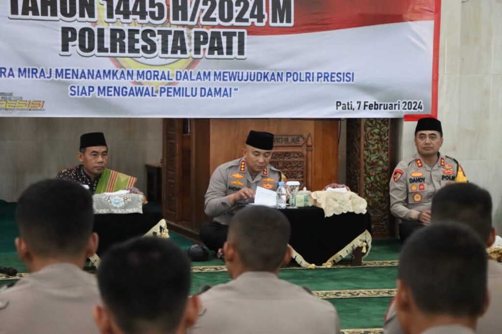 Doa Bersama Peringatan Isra Mi’raj di Polresta Pati