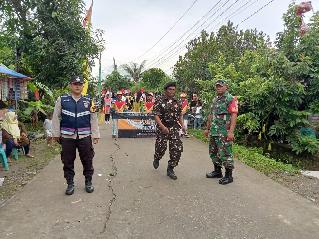 Haul Mbah Samsul Hadi Diawasi Bhabinkamtibmas Desa Sumberejo Polsek Jaken