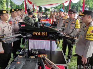 Ini Drone Pelontar Gas Air Mata Milik Polda Jateng, Efektif di 40 Meter