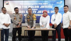 Polda Jateng Mendorong Digitalisasi, Telkom Berikan Jaminan Layanan Cepat dan Aman