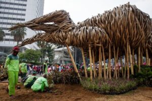 Instalasi Bambu dengan Nilai Rp550 Juta Kebanggaan Anies Baswedan Dibongkar