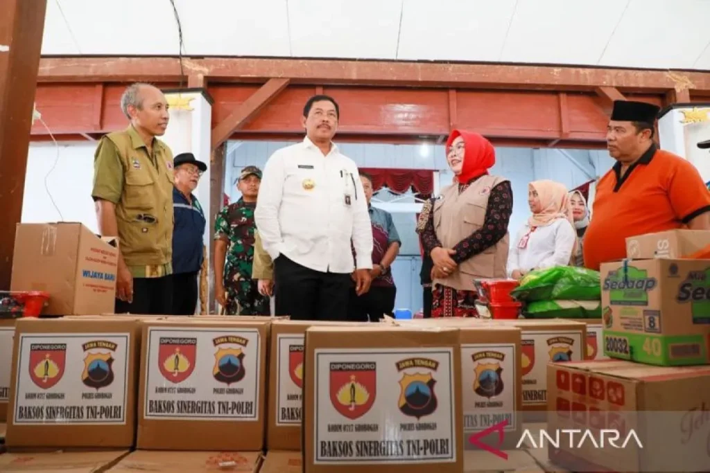 Banjir di Grobogan, Bantuan untuk korban mulai berdatangan