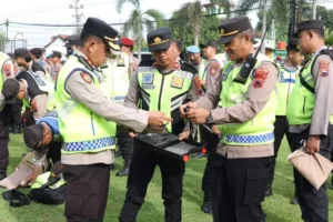 Wakapolres Batang Pastikan Kesiapan Anggotanya Amankan TPS